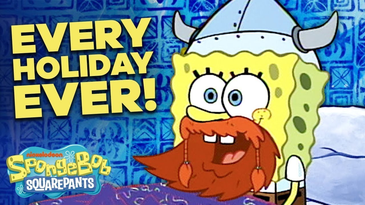 Happy Leif Erikson Day! 🎉 Top 10 Funniest Holidays in Bikini Bottom! | SpongeBob