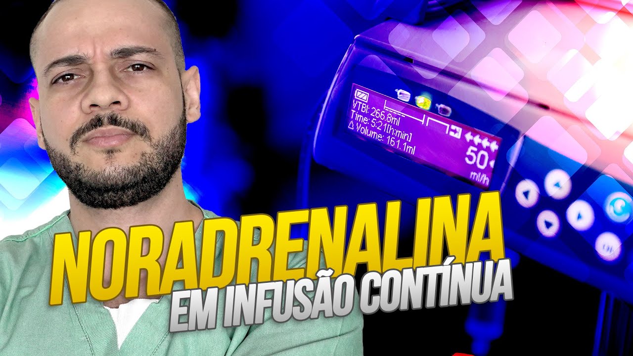 Pressão do paciente subiu e a frequência cardíaca baixou | Noradrenalina em infusão contínua