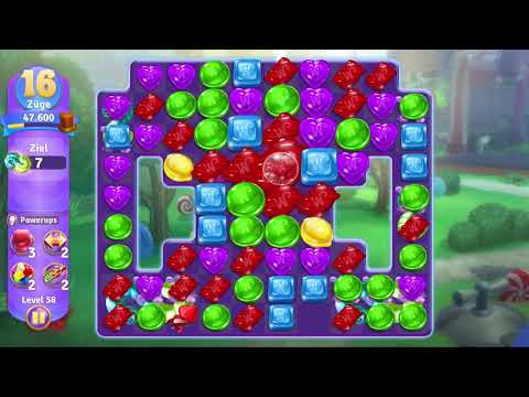 Wonka's World of Candy Level 58 no booster [Gameplay Walkthrough] [Zynga]