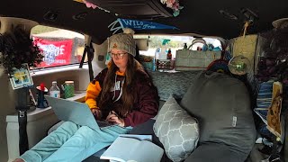 Farming, Friends & Fire? | Solo Female Van Life in a Minivan Camper | Ep. 434