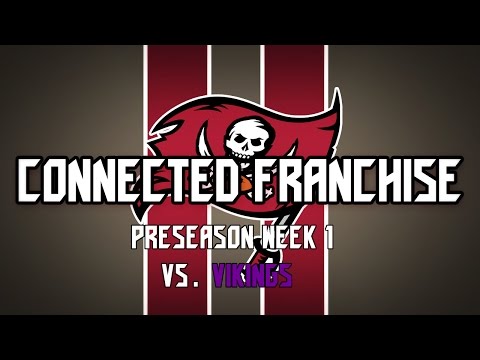 Madden 16 - Connected Franchise: Buccaneers - Preseason - Week 1 vs. Vikings