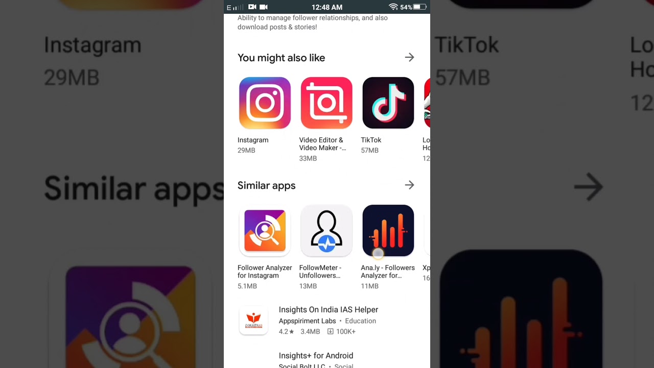 Insights app installation process