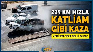 229 km Hızla Kırmızı Işıkta Cinayet Gibi Kaza! 'Bilsem Frene Basardım'