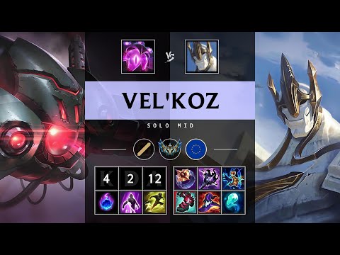 Vel'Koz Mid vs Galio - EUW Challenger Patch 25.18