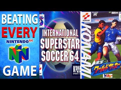 Beating EVERY N64 Game - International Superstar Soccer 64 & Jikkyō World Soccer 3 (169 & 217/394)