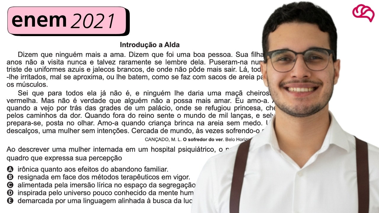 Resolução em Vídeo — Questão 40 ENEM 2021