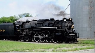 preview picture of video 'NKP 765 SB Ithaca MI 06-22-2014'