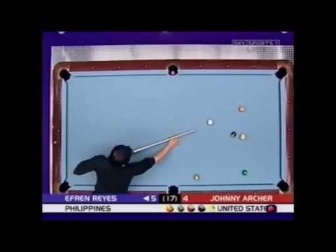 Efren Reyes vs Johnny Archer 2003 World Pool Championship