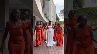 🆕 Bride and her SQUAD 😂#weddingdress #africanwear #zamakalefashion