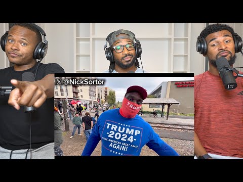 White Liberals GO RACIST At Black Trump Voter At NO KINGS! 🤯