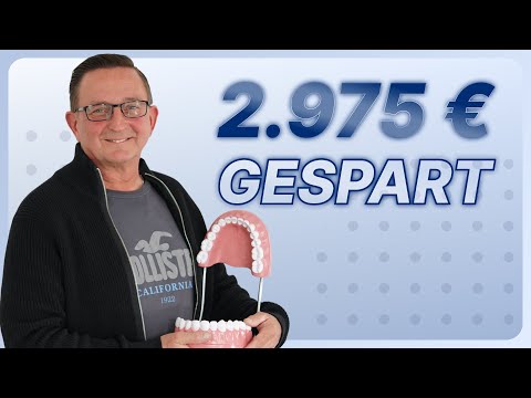 Jürgen spart unglaubliche 2.975€ bei Zahnersatz in NRW
