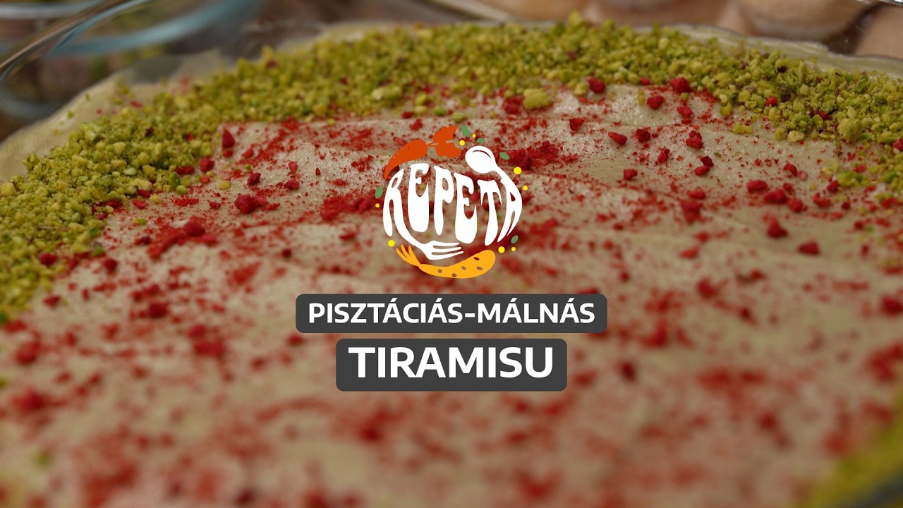 Pisztáciás-málnás tiramisu | Repeta