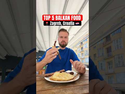 TOP 5 Must-Try Croatian Food in Zagreb, Croatia 🇭🇷 #shorts