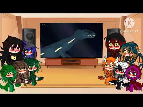 Dino Girls React to Indoraptor Vs Xenomorph by (@DinoManiaYT) (Indoraptor X Harem)