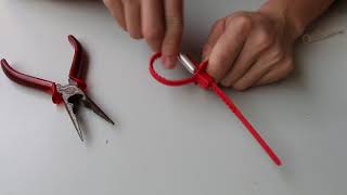 How to remove Off-White™ zip tie tag