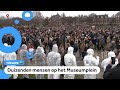 Coronademonstratie in Amsterdam, ondanks verbod