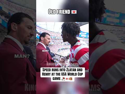 Ishowspeed reunites with Zlatan #ishowspeed #zlatanibrahimovic #worldcup #fyp #irl