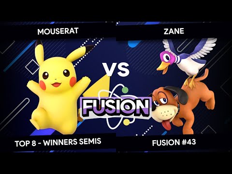 Fusion #43 - MouseRat (Pikachu) vs Zane (Duck Hunt) - Top 8 - Winners Semis