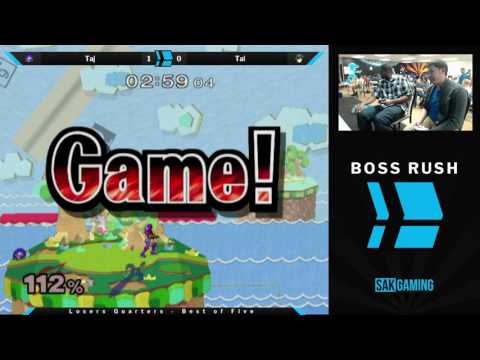 Boss Rush: Shroomed Losers Quarters - Taj (Samus/Marth) vs Tai (Marth)