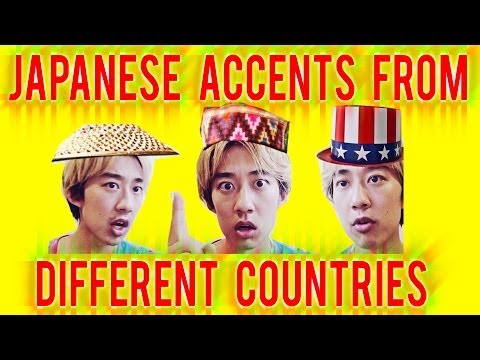 Japanese Accents from Different Countries