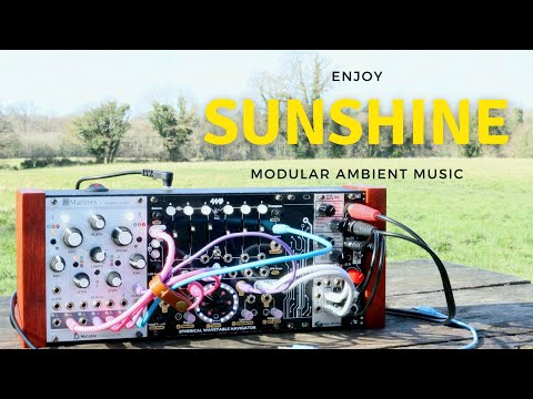 Enjoying a rare sunny day in Ireland! Ambient outdoor modular. 4ms SWN, Marbles and FX Aid XL.