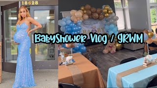 Baby Shower Vlog/ GRWM || Myka Jenee