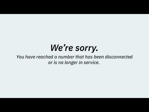 Disconnected Number Text Message