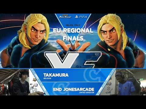 SFV: Takamura vs END JonesArcade - MGW 2017 - EU Last Chance Qualifier Top 8 - CPT 2017