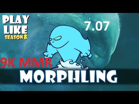 9K MMR Morphling Dota 2 Ranked Game Play New Patch
