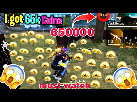 I got 650000 Coin 🤯 | 65k coins in free fire 😲 | Solo Vs Squad Full Gameplay | Romeo Rahaman