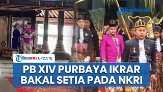 FULL Pidato Perdana PB XIV Purbaya seusai Dinobatkan, Siap Jalankan Tugas dan Setia pada NKRI