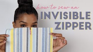 How to Sew an INVISIBLE ZIPPER feat. Sweet Shard