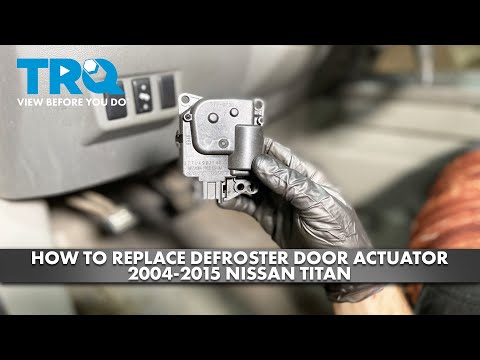 How to Replace Defroster Door Actuator 2004-2015 Nissan Titan