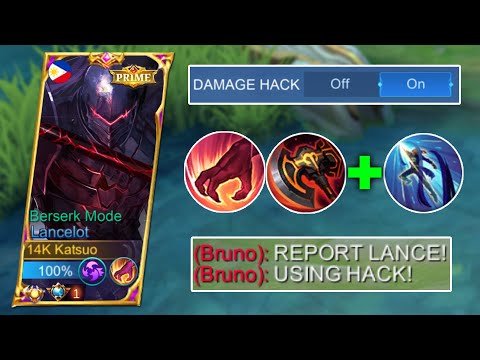 LANCELOT BRUTAL DAMAGE BUILD! INSTANT DELETE 🔥 ( MUST TRY! )
