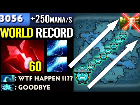 WTF 60 BS Charge FOUNTAIN TO FOUNTAIN FLY! NEW World Record 256Mn/s Storm Spirit CRAZIEST FUN Dota 2