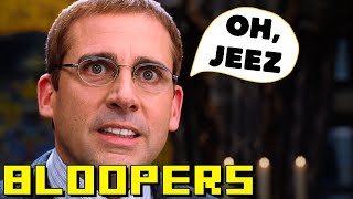 THE BEST STEVE CARELL BLOOPERS COMPILATION (Bruce Almighty, Office, Anchorman, Get Smart)