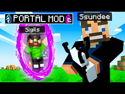 TOXIC Immersive Portal Hide and Seek in Minecraft