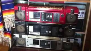 Video thumbnail for Fisher Sc-300 & Sanyo KBX-7 keyboard BoomBox by BlasterBryan1962