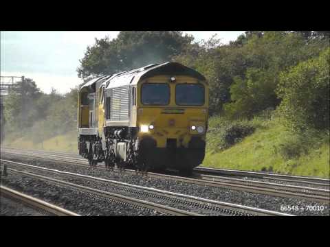 66548 + Heavy Haul 70010 on 0O72 @ Wantage Road 12/09/12