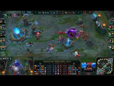 Nasus Locked In By Khan - FNC VS LZ Highlights - 2017 World Championship Group D4
