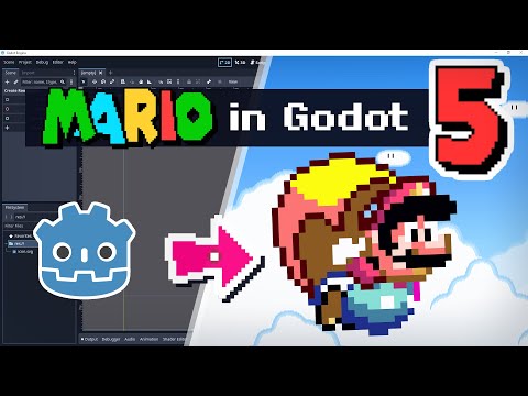 Cape & Water Physics | Remaking Super Mario World in Godot (Part 5)