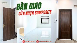 Bàn giao 4 bộ cửa nhựa composite cho anh Trạng – Bình Tân