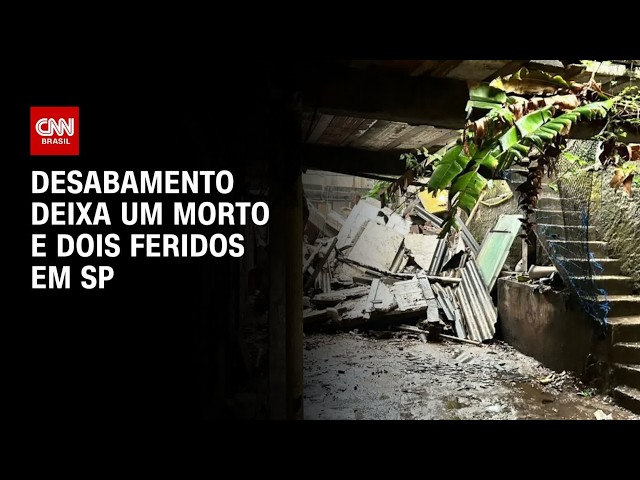 Desabamento deixa um morto e dois feridos na zona Leste de SP | LIVE CNN
