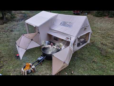 Konforun Zirvesi: Doğada Jakuzi Kampı