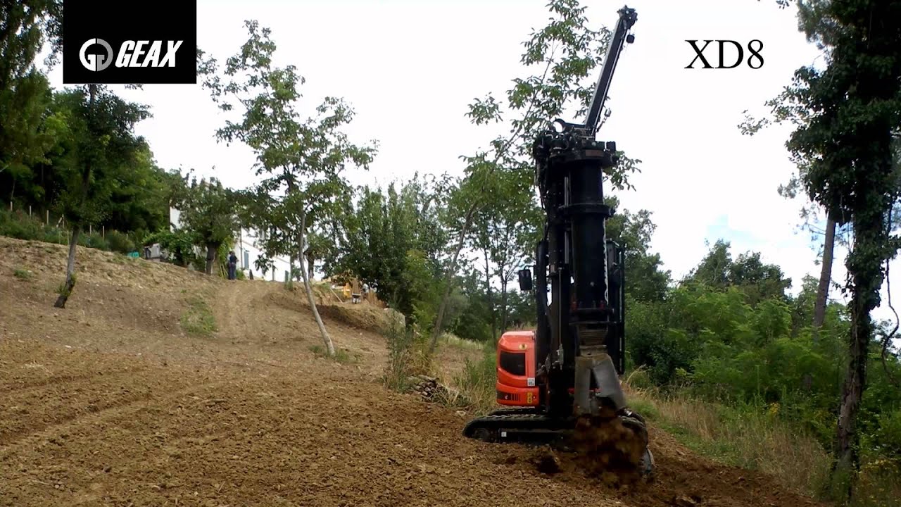 GEAX XD8 - mini Piling rig