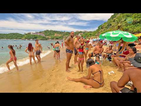 🇧🇷 Beach Walk João Fernandes, Buzios Rio de Janeiro Cool Beach 4k Part 1