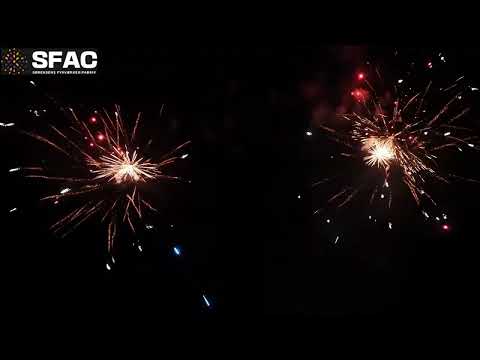 SFAC Gold Waterfall - 139 skud / 25 mm. www.krudtogkrudt.dk