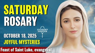Saturday Rosary 💙 Joyful Mysteries of Rosary 💙 October 18, 2025 VIRTUAL ROSARY