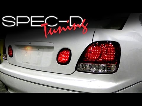 SPECDTUNING INSTALLATION VIDEO: 1998 - 2005 LEXUS GS300 GS400 LED TAIL LIGHTS