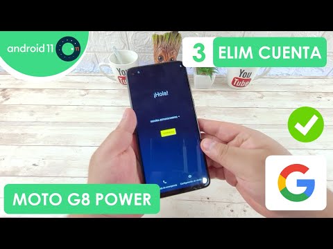 Eliminar Cuenta de Google Motorola Moto G8 Power | Android 11 | Actualizado